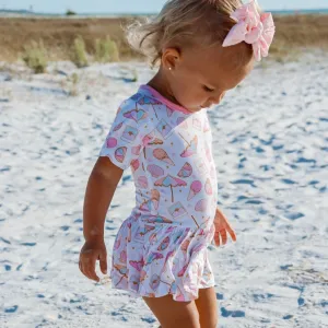Dream Big Little Co Summer Dreamin' Dream Bodysuit Dress