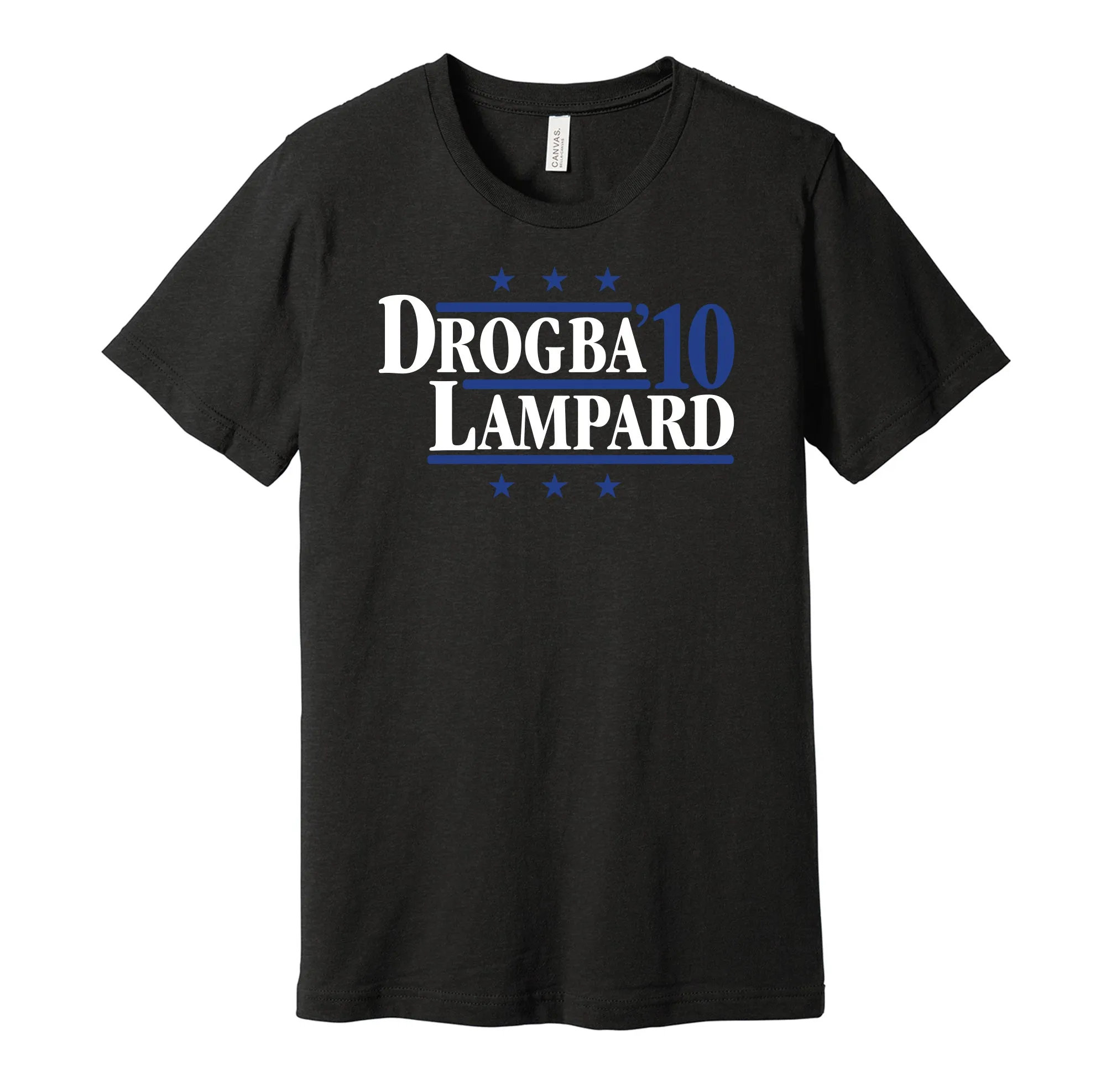 Drogba & Lampard '10 - London Football Legends Political Campaign Parody T-Shirt - Hyper Than Hype Shirts