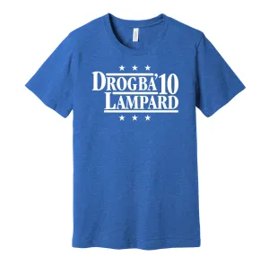 Drogba & Lampard '10 - London Football Legends Political Campaign Parody T-Shirt - Hyper Than Hype Shirts