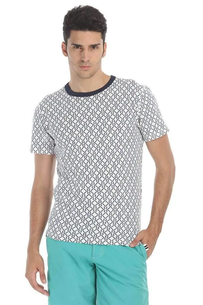 Easy Summer Printed Crew Neck Tee