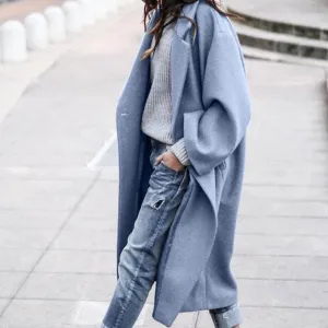 Edenare | Women Elegant Chic Winter Coat | Long