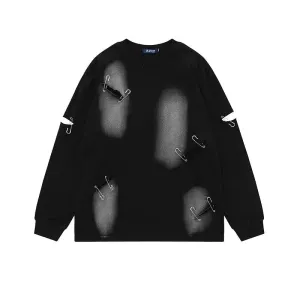 Edgy Design Long Sleeve T-Shirt