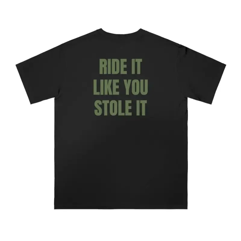 Edgy Sophistication Skull Cotton t Shirt