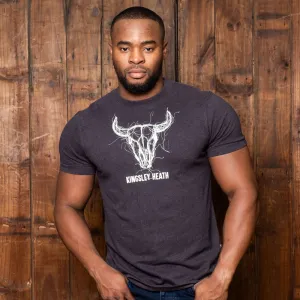 Electric Skull Crew Tee - Gravel