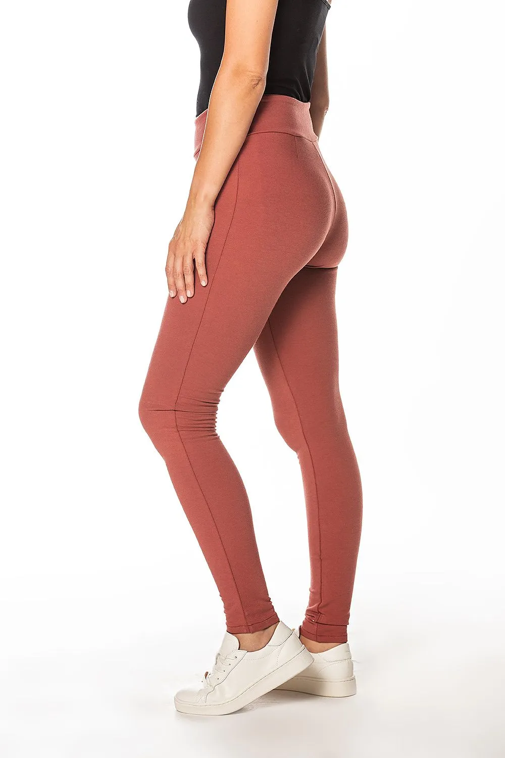 Elegant Cotton Knit Trousers