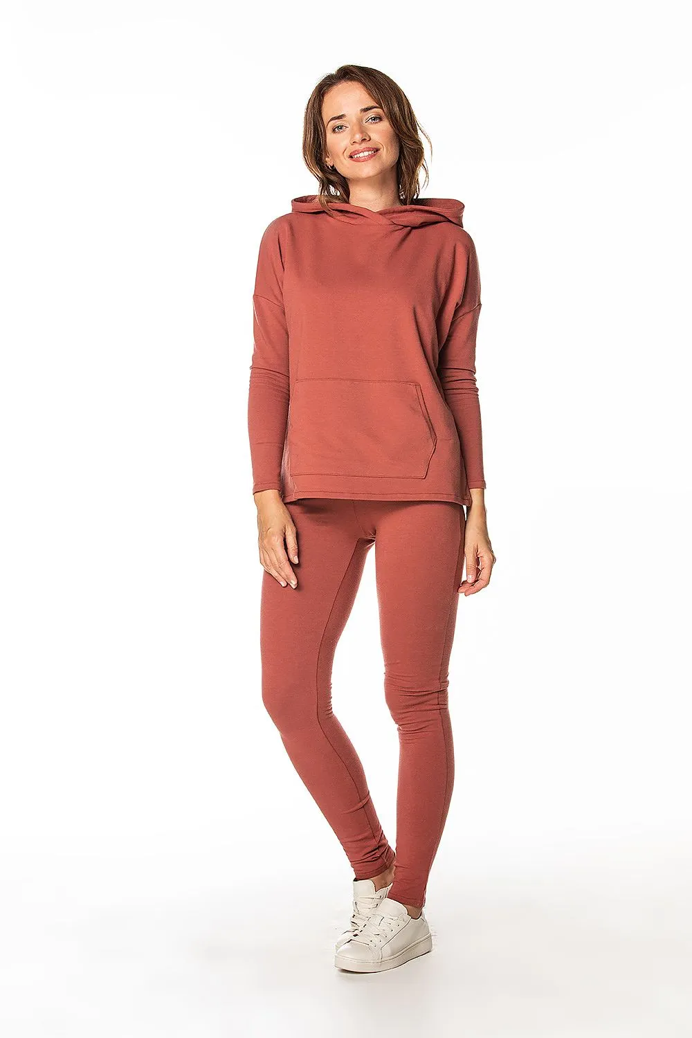 Elegant Cotton Knit Trousers