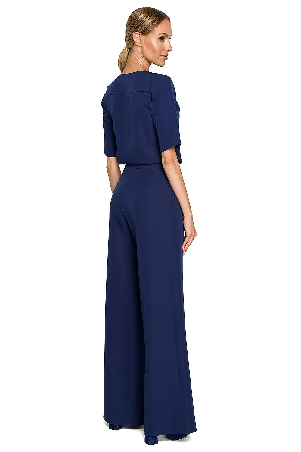 Elegant Envelope Top Trouser Suit
