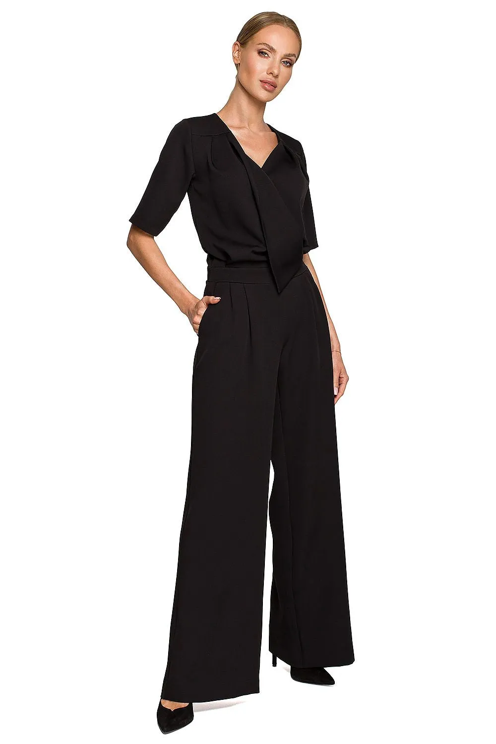 Elegant Envelope Top Trouser Suit