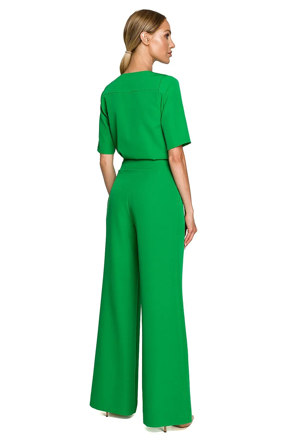 Elegant Envelope Top Trouser Suit