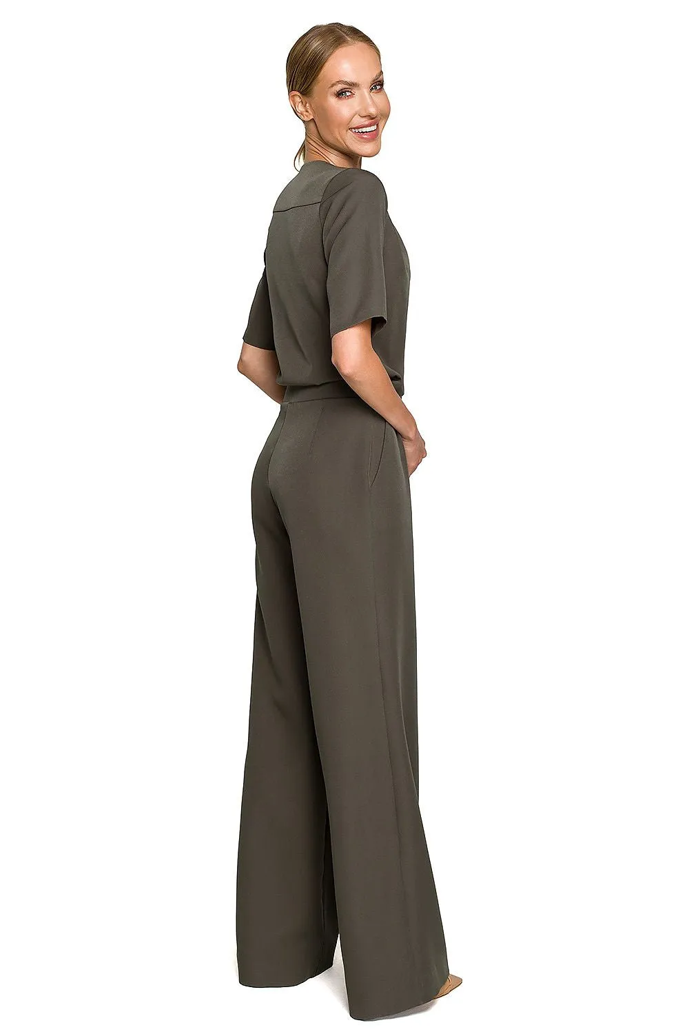 Elegant Envelope Top Trouser Suit