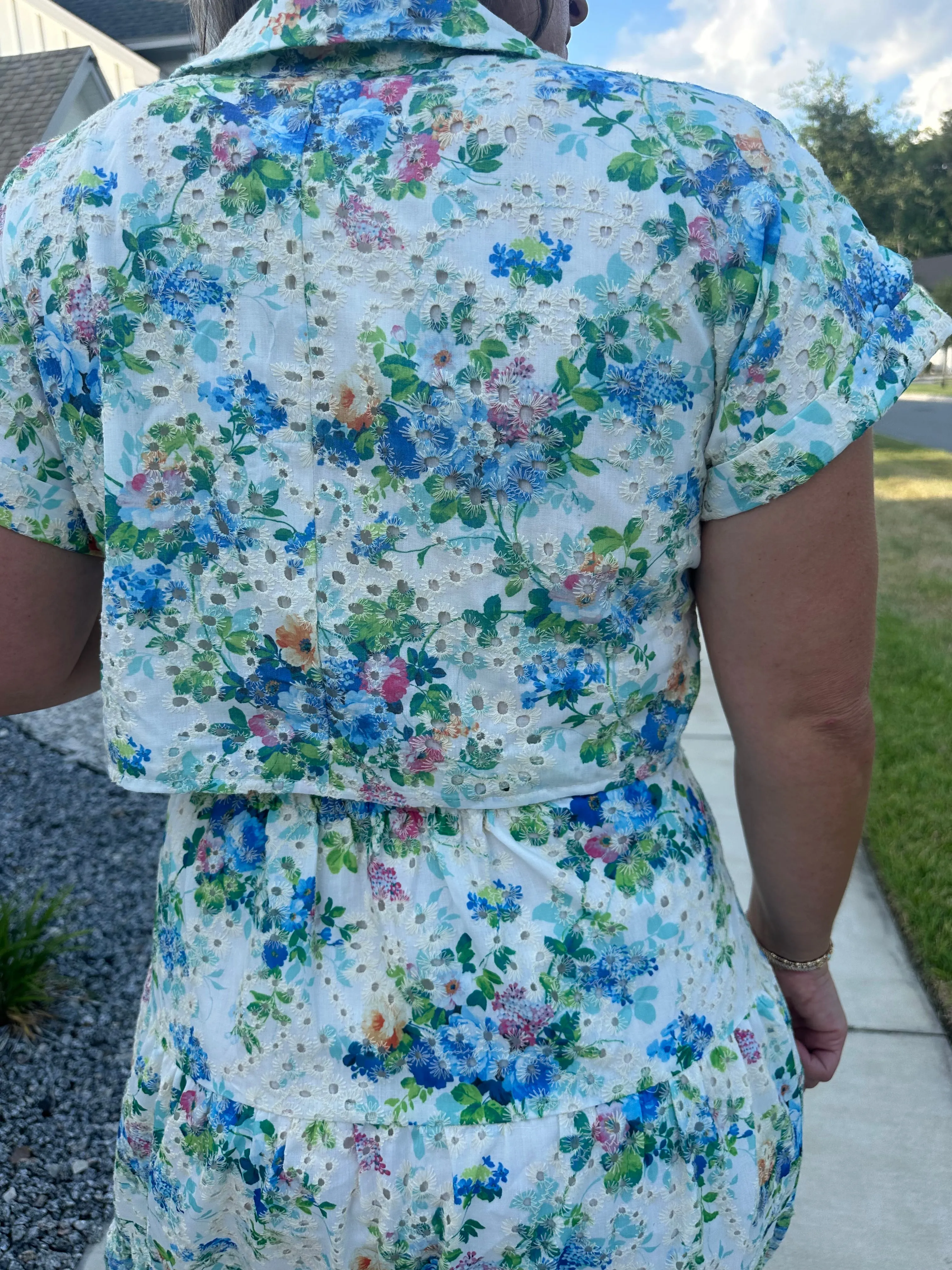Elegant Eyelet Dress
