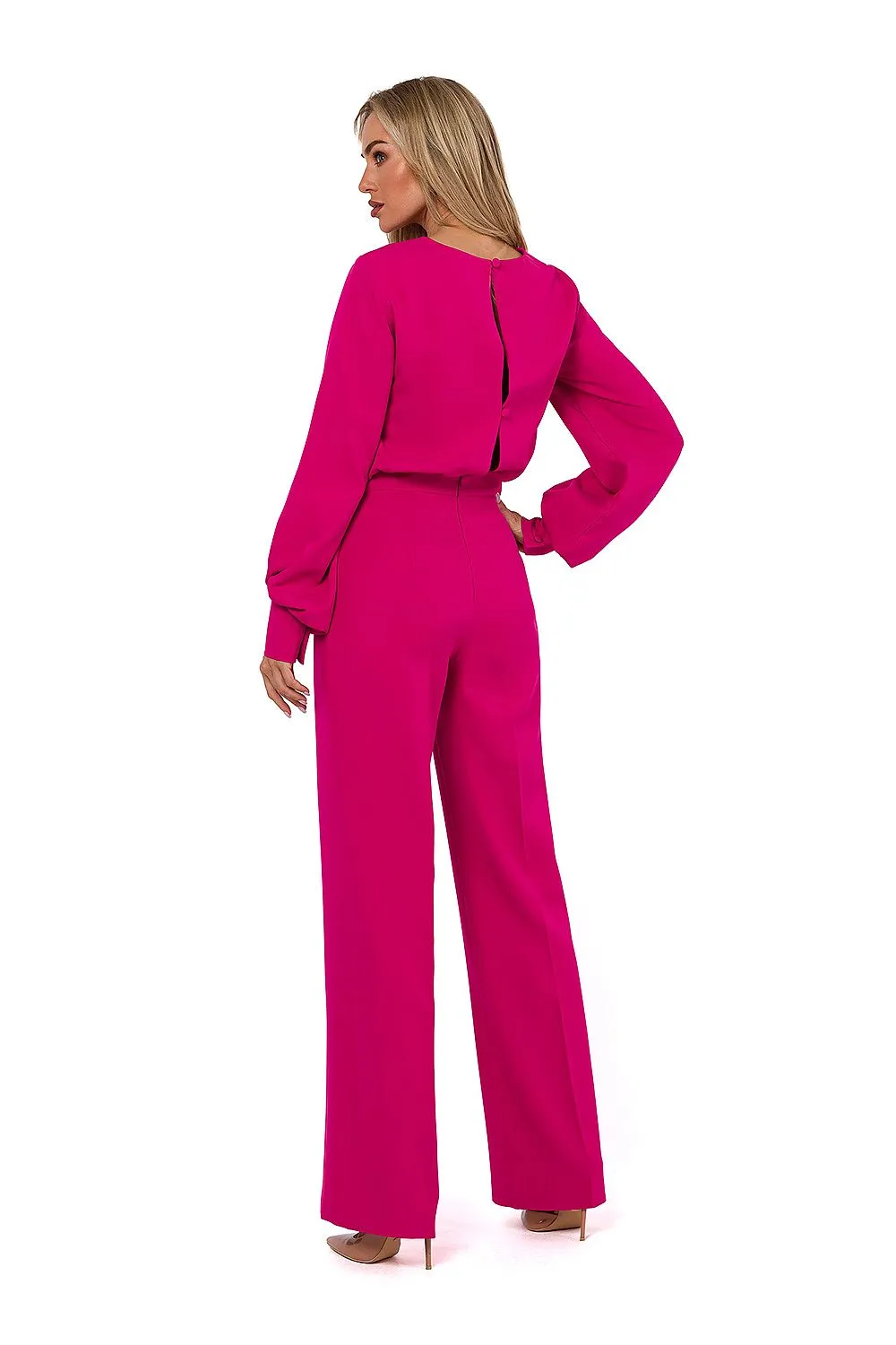 Elegant Halter Jumpsuit with Wide Legs