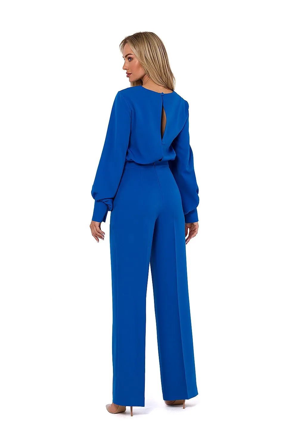 Elegant Halter Jumpsuit with Wide Legs