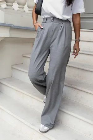 Elegant High-Rise Tapered Trousers