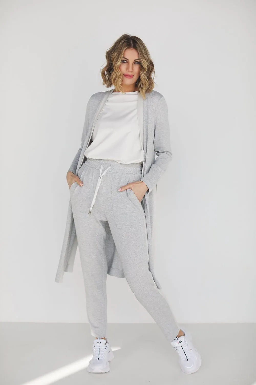 Elegant High-Waist Viscose Set