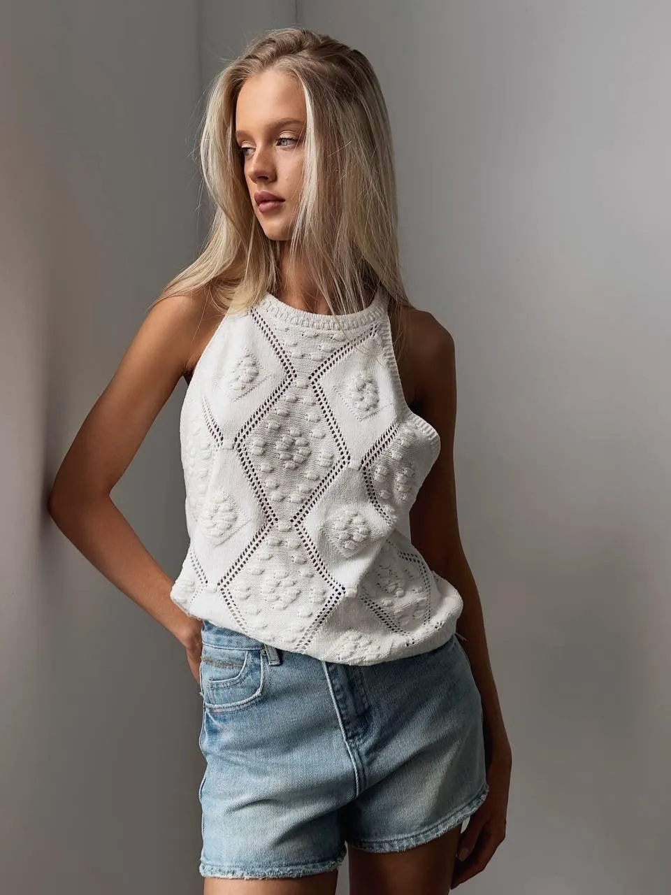 Elegant Knit Blouse