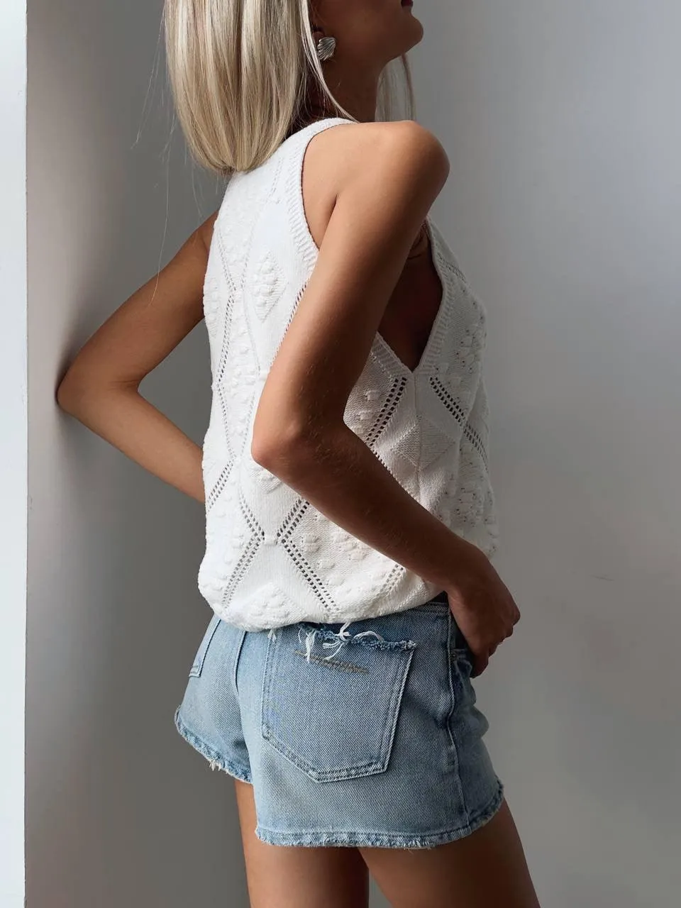 Elegant Knit Blouse