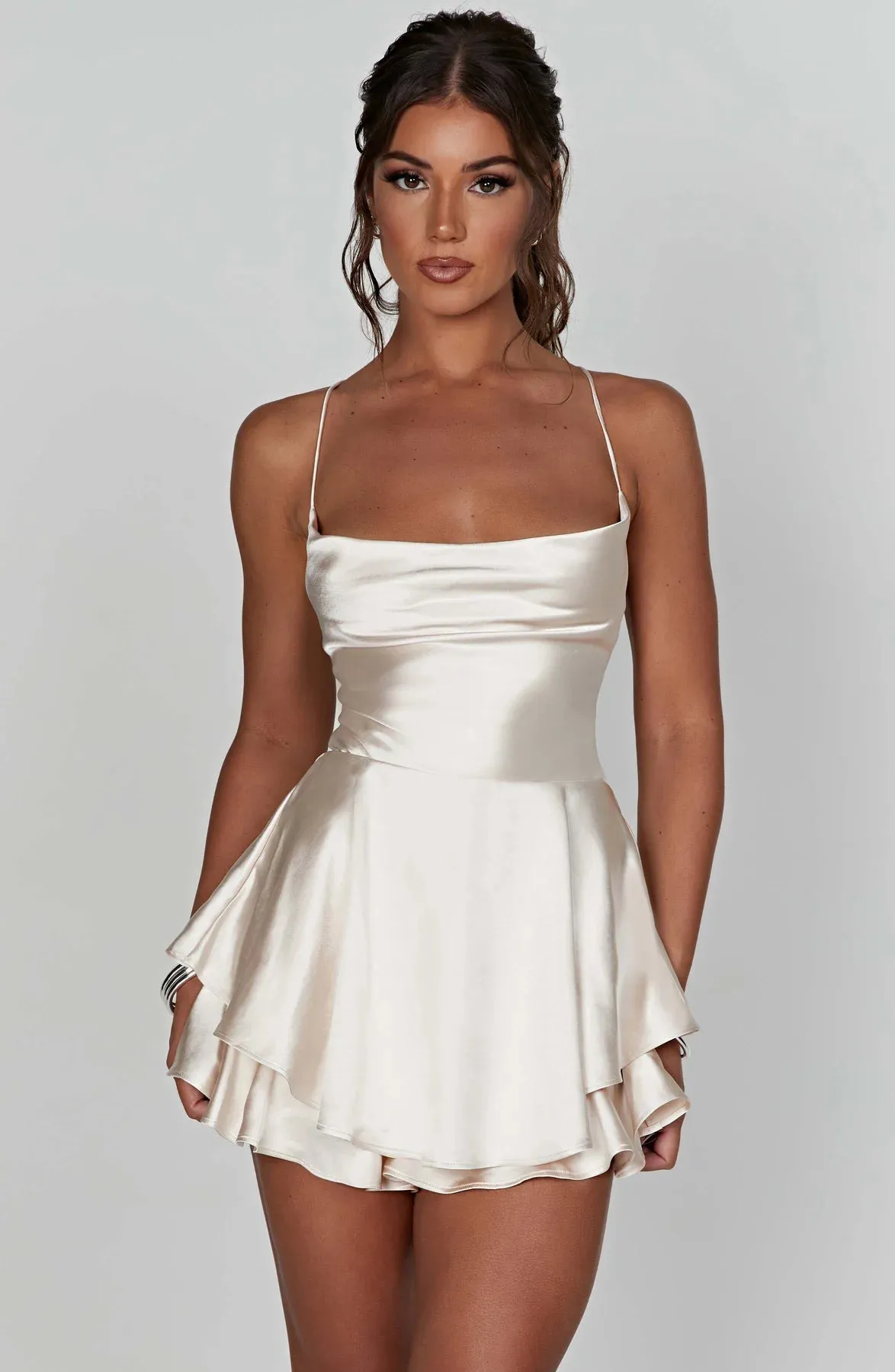 Elegant Mini Dress -  Playsuit