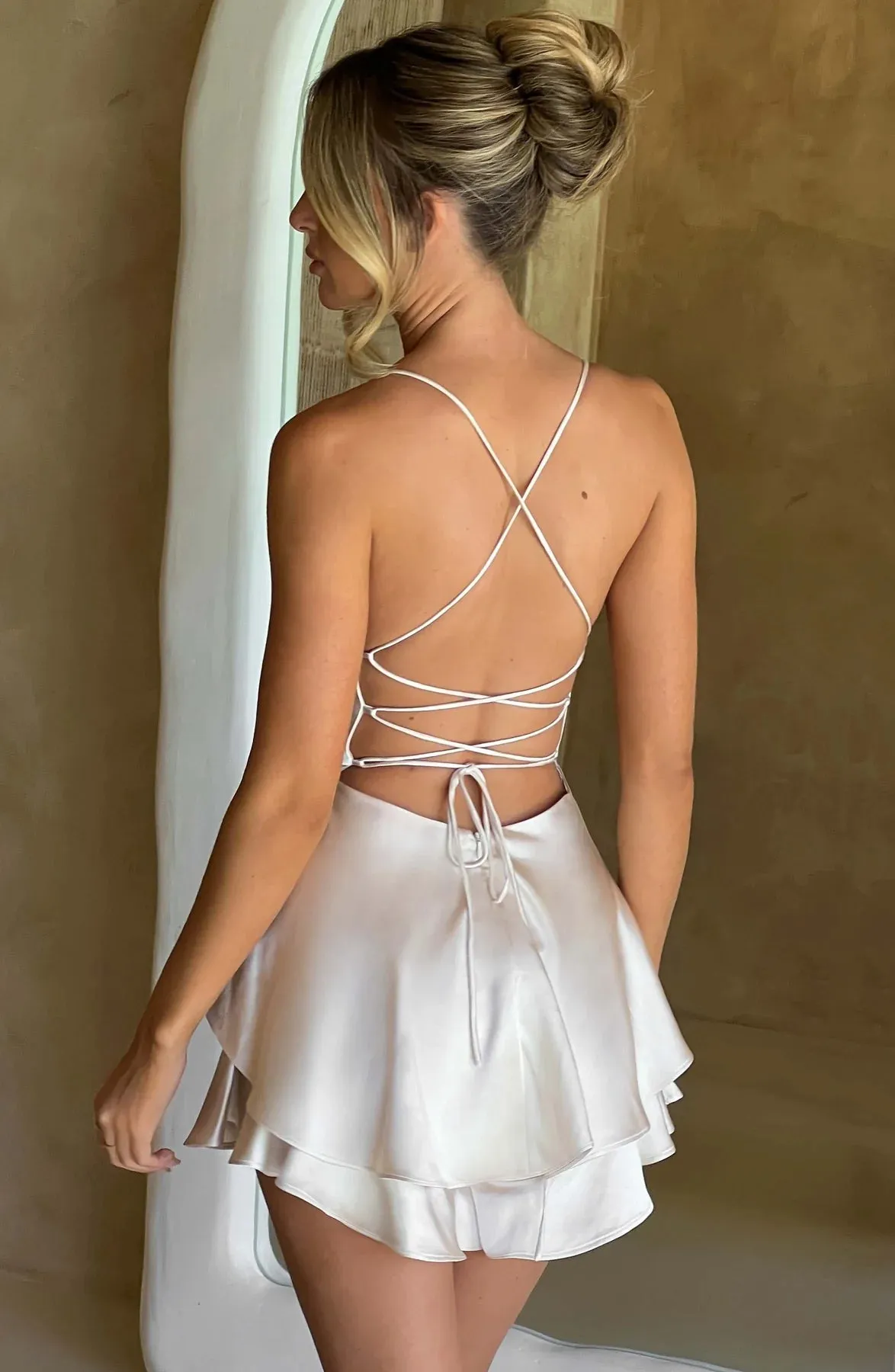 Elegant Mini Dress -  Playsuit
