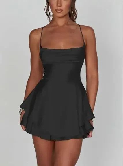 Elegant Mini Dress -  Playsuit