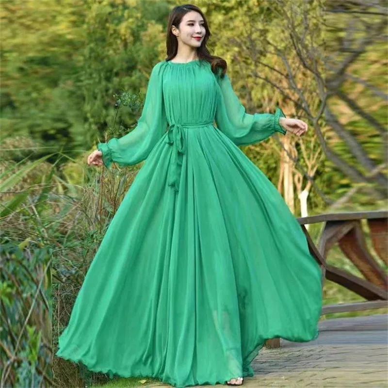 Elegant timeless maxi dress, classic Maxi Dress Women's