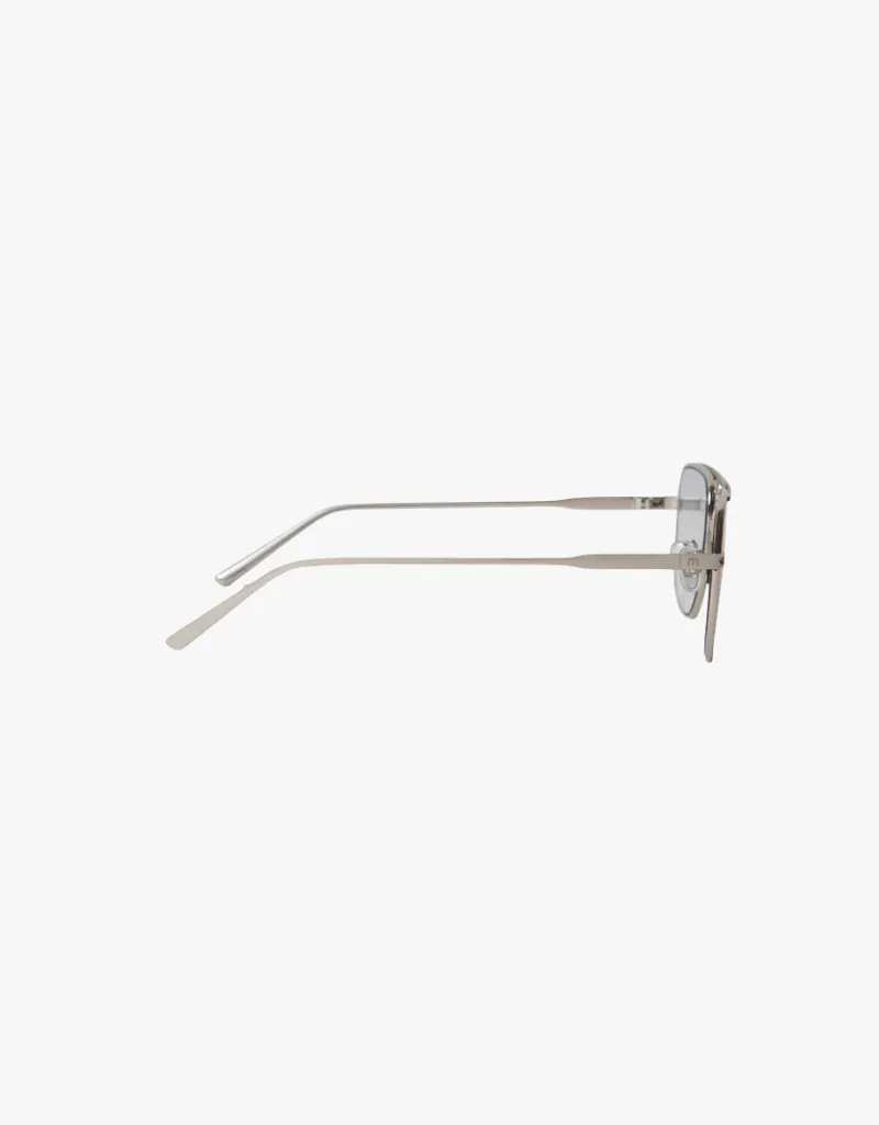 Elisa Johnson Jane Metal Sunglasses in Silver Metal