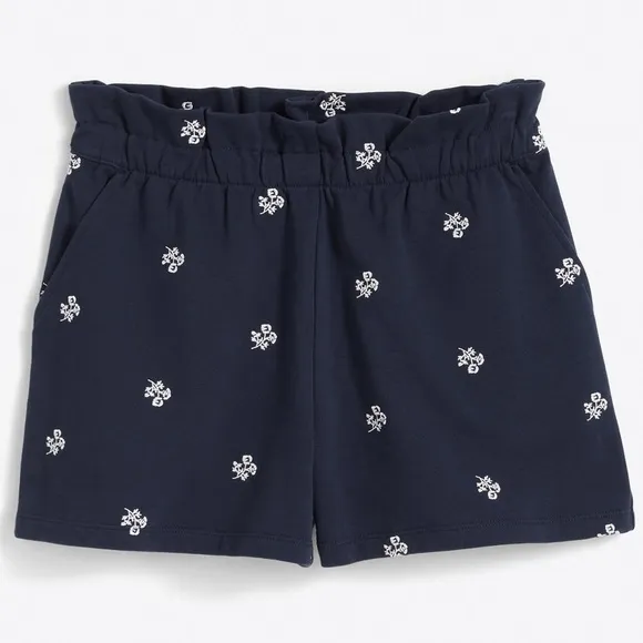 Embroidered Shorts Draper James Bobbie Sweat Shorts Nassau Navy Blue Size 2XL
