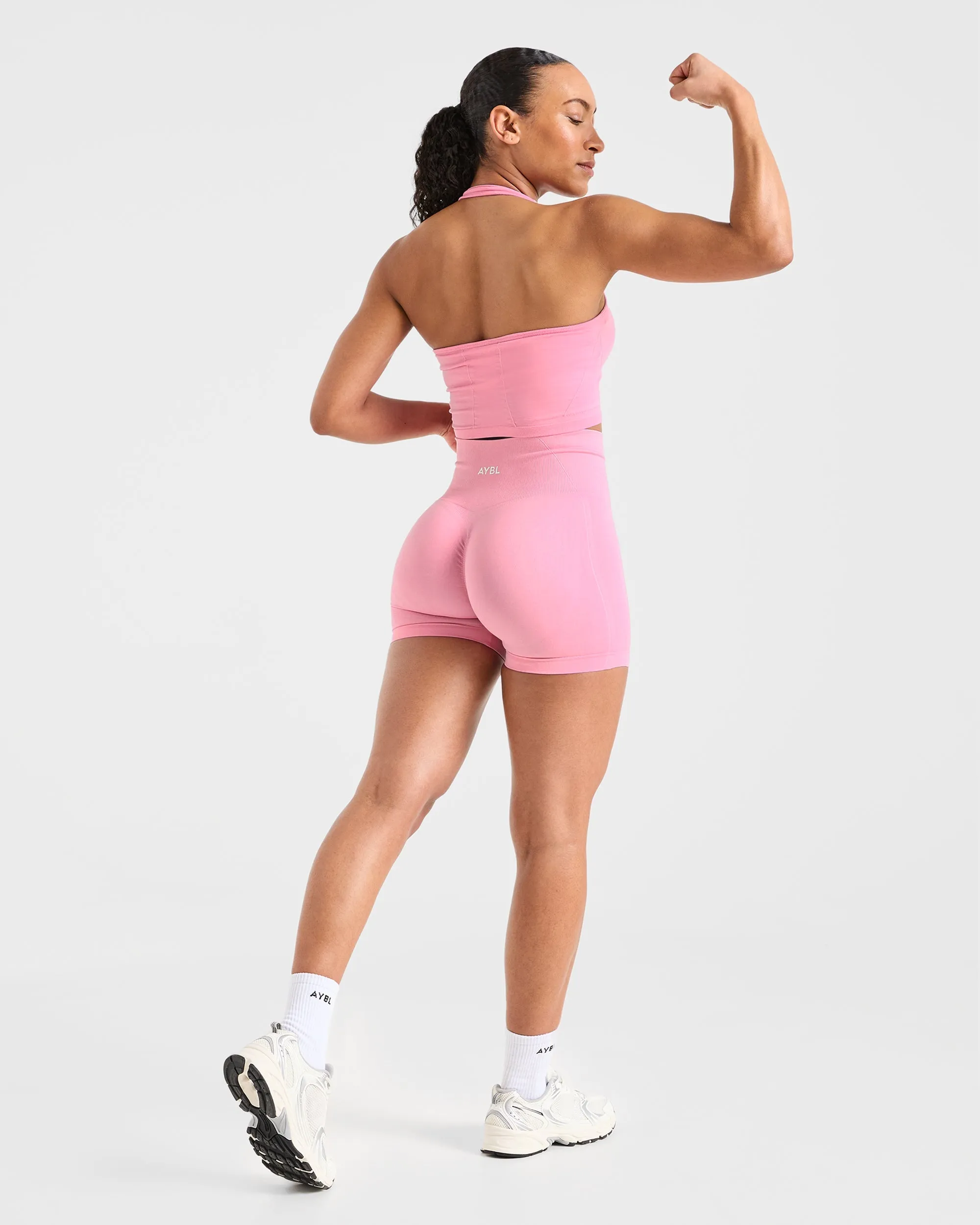 Empower Seamless Shorts - Baby Pink