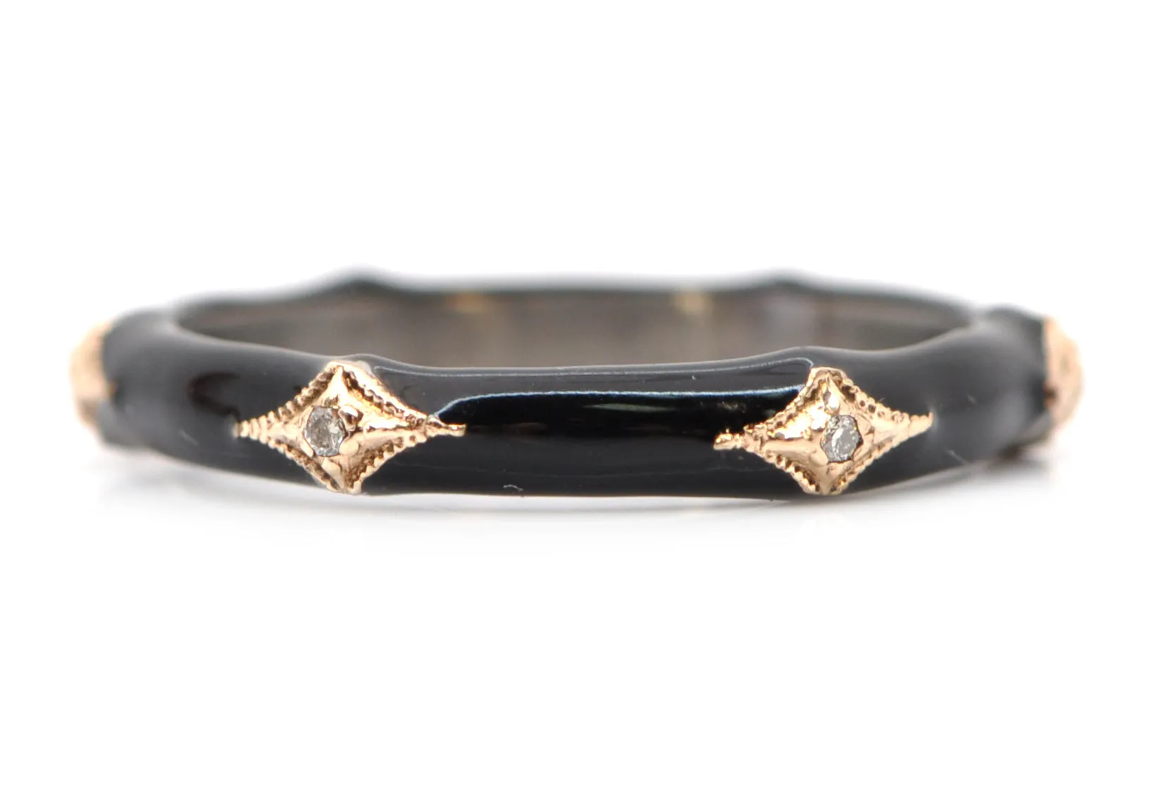 Enamel Crivelli Stack Band Ring