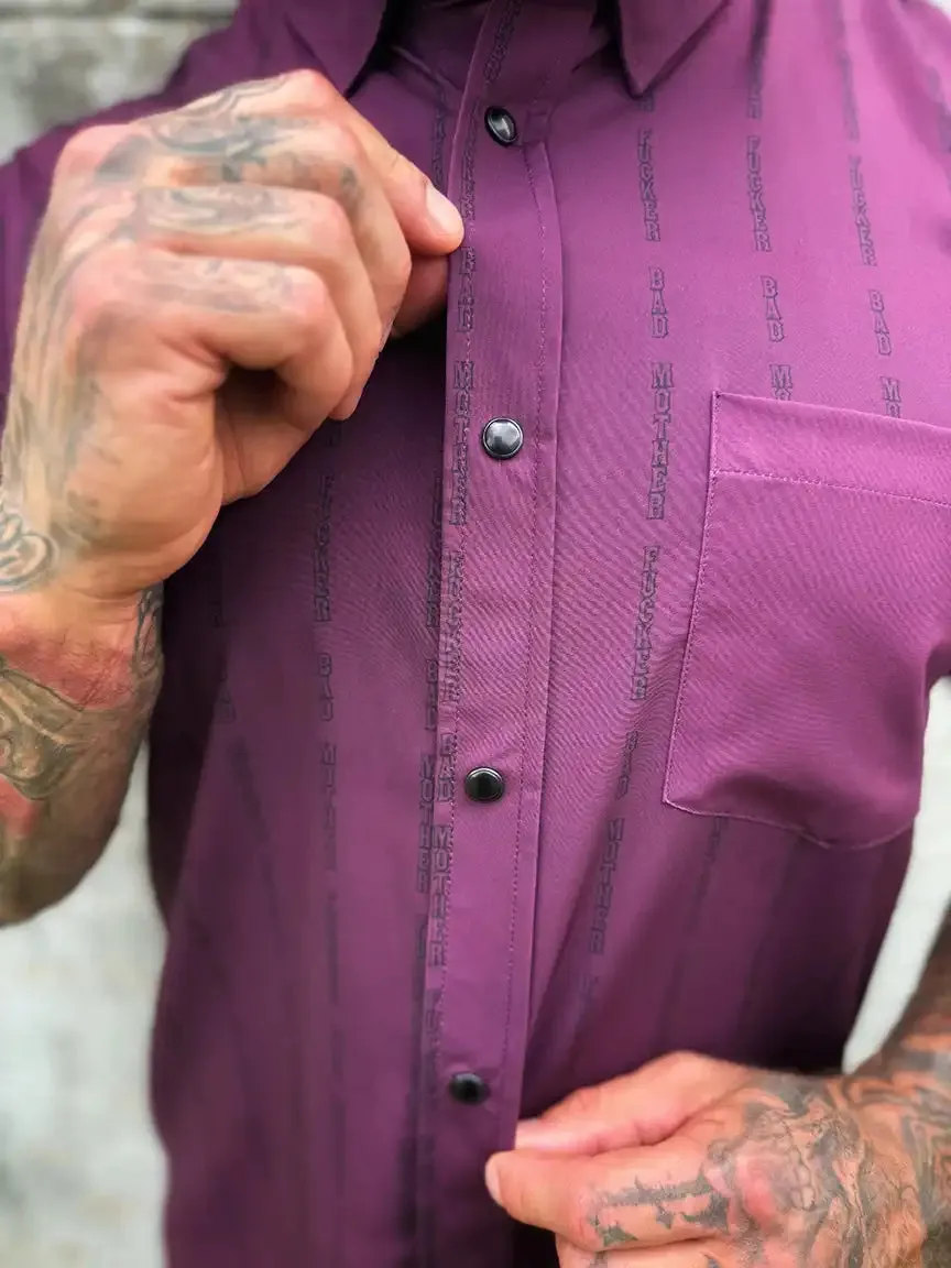ESSENTIAL B.M.F. BLACK PEARL SNAP BUTTON UP