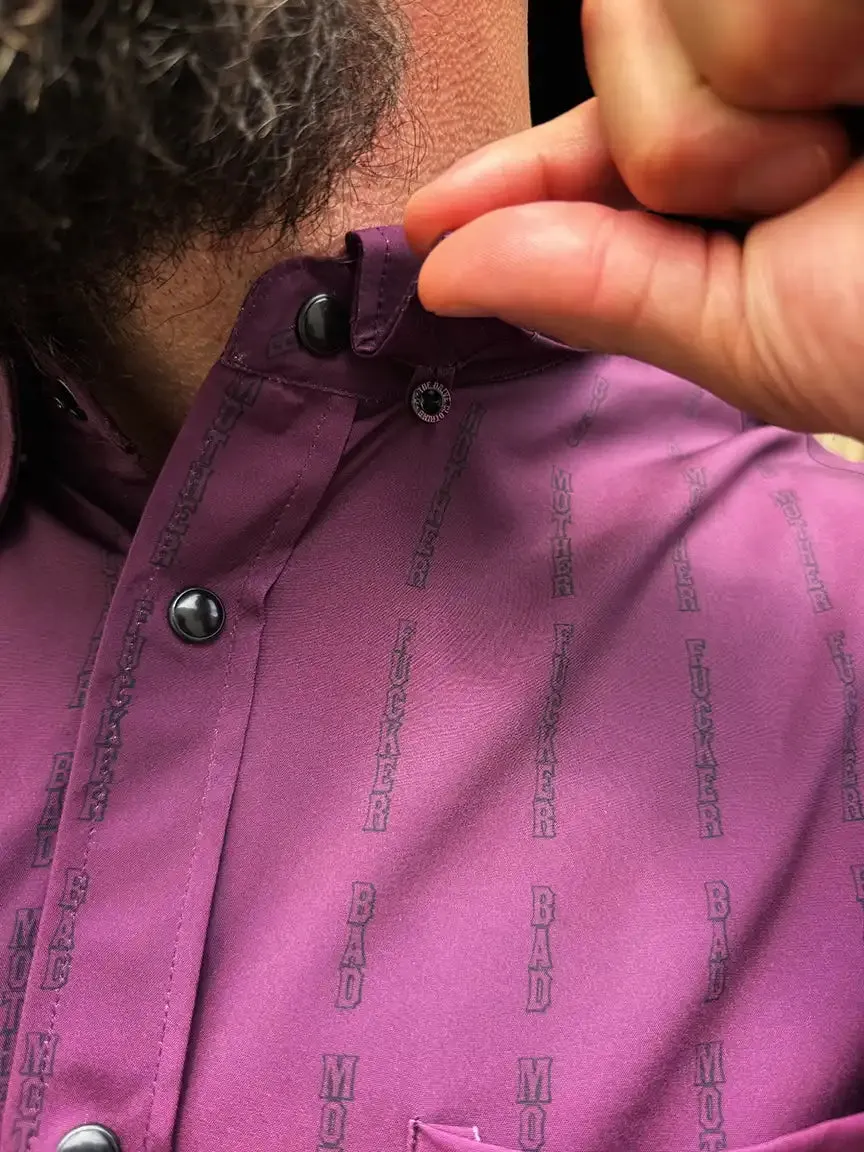 ESSENTIAL B.M.F. BLACK PEARL SNAP BUTTON UP