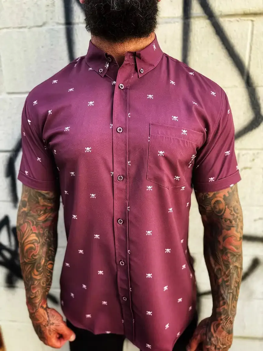 ESSENTIAL NOBODY CARES BUTTON UP