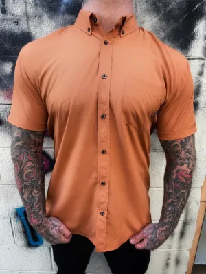 ESSENTIAL ORANGE SPICE BUTTON UP