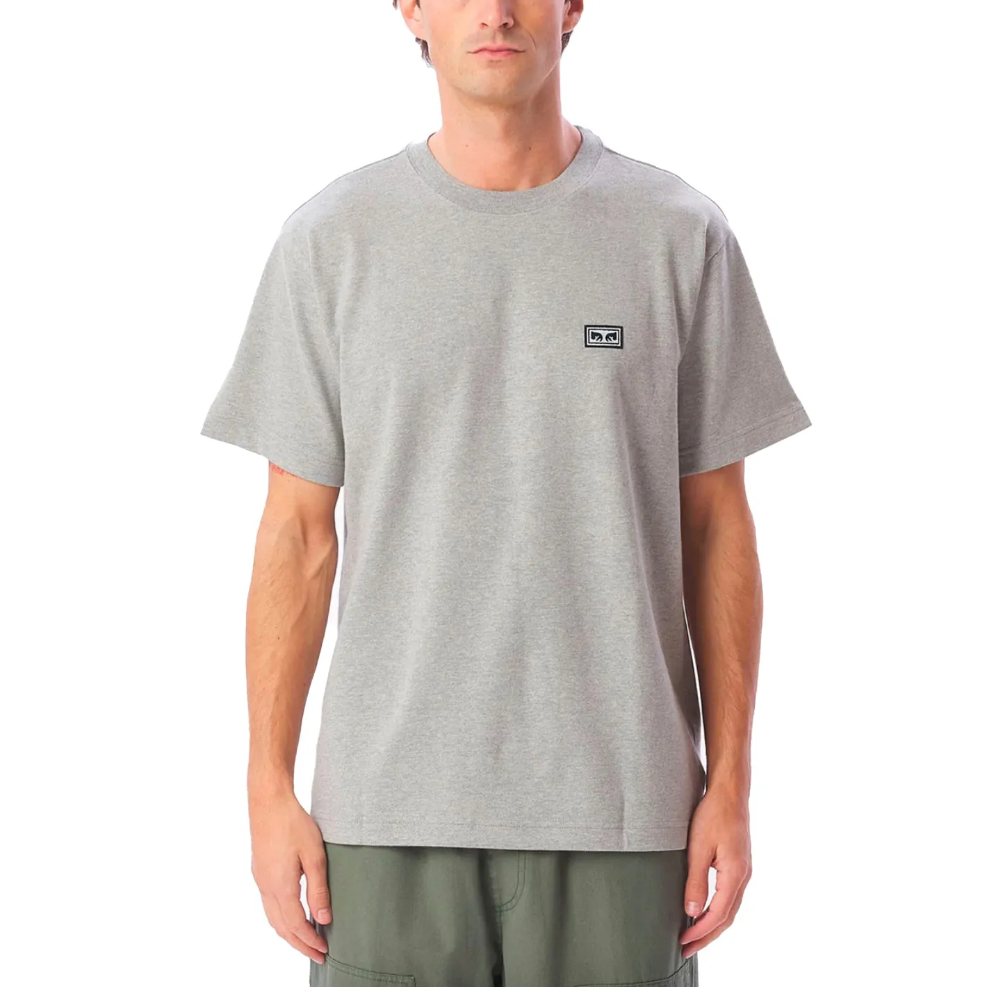 Established works eyes tee ss Ash grey