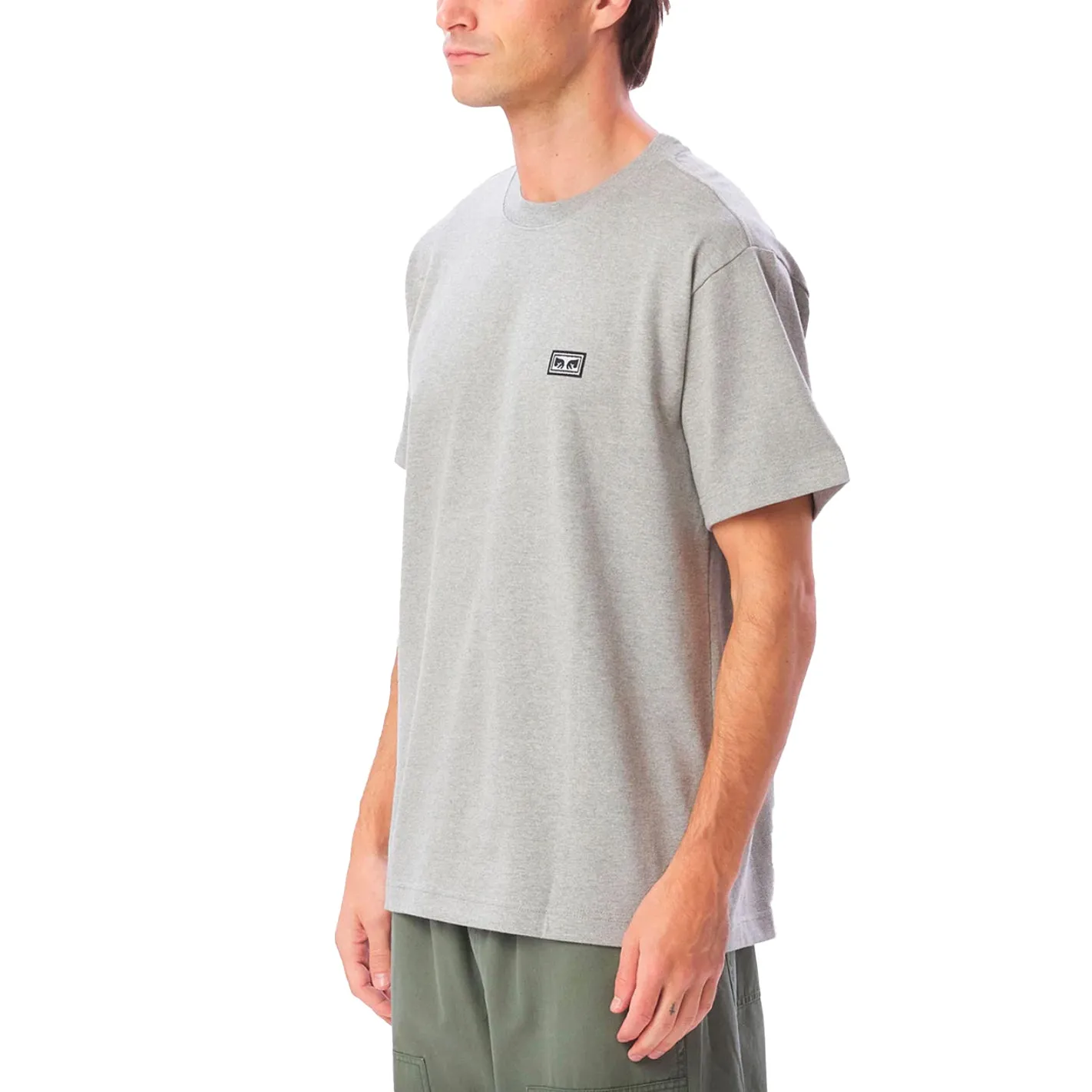 Established works eyes tee ss Ash grey
