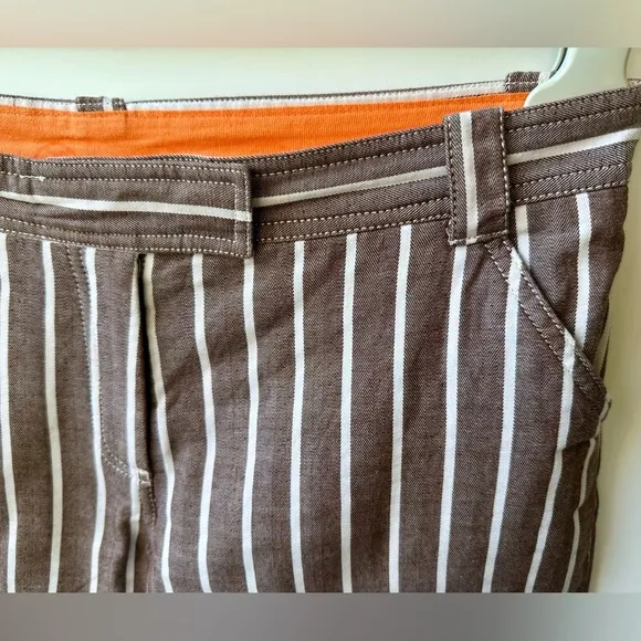 EUC Tory Burch Striped Cotton shorts, size 6