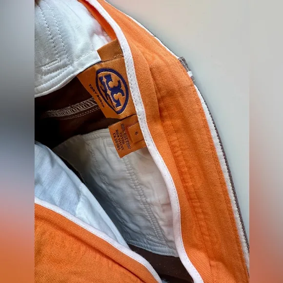 EUC Tory Burch Striped Cotton shorts, size 6