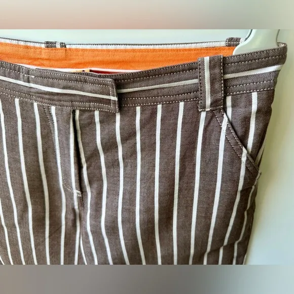EUC Tory Burch Striped Cotton shorts, size 6