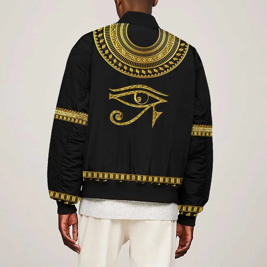 Eyes Of Horus Bomber Jacket Egyptian Art DT02