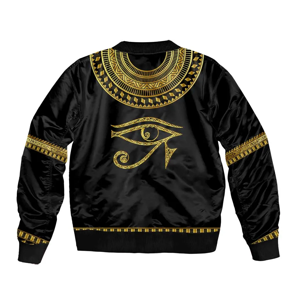 Eyes Of Horus Bomber Jacket Egyptian Art DT02