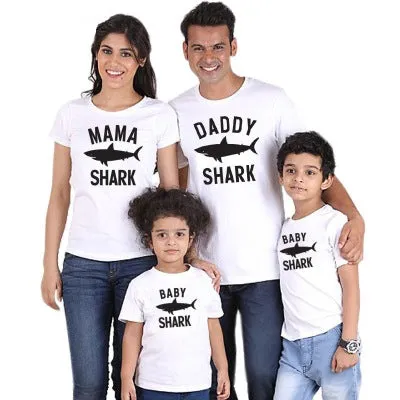 Family Matching Shark T-shirts