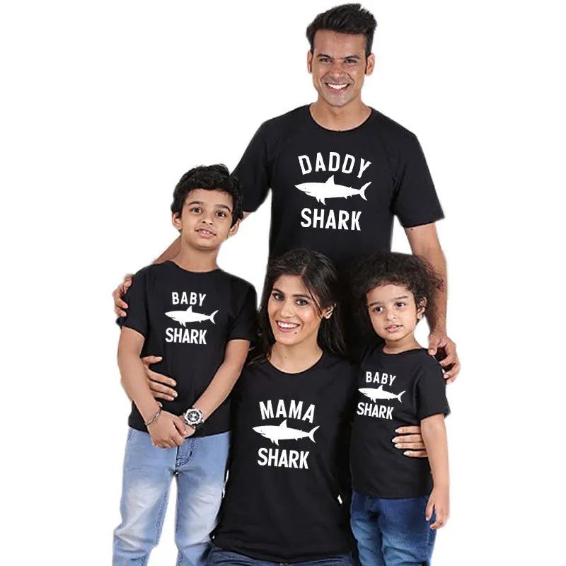 Family Matching Shark T-shirts