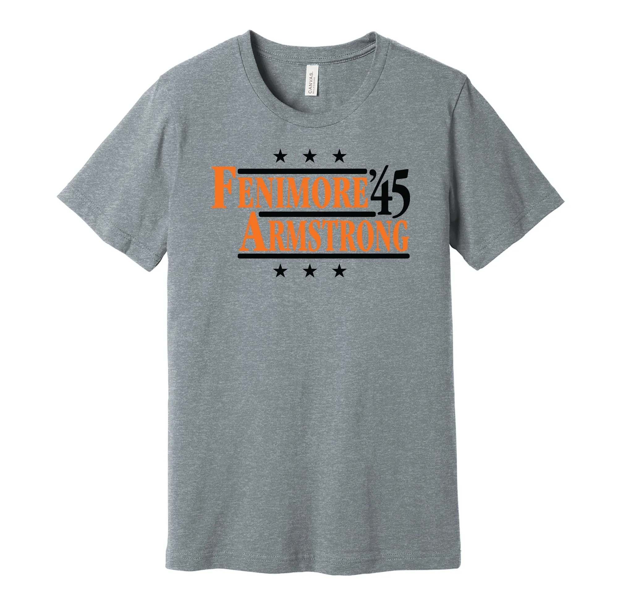 Fenimore & Armstrong '45 - Oklahoma Football Political Campaign Parody T-Shirt - Hyper Than Hype Shirts