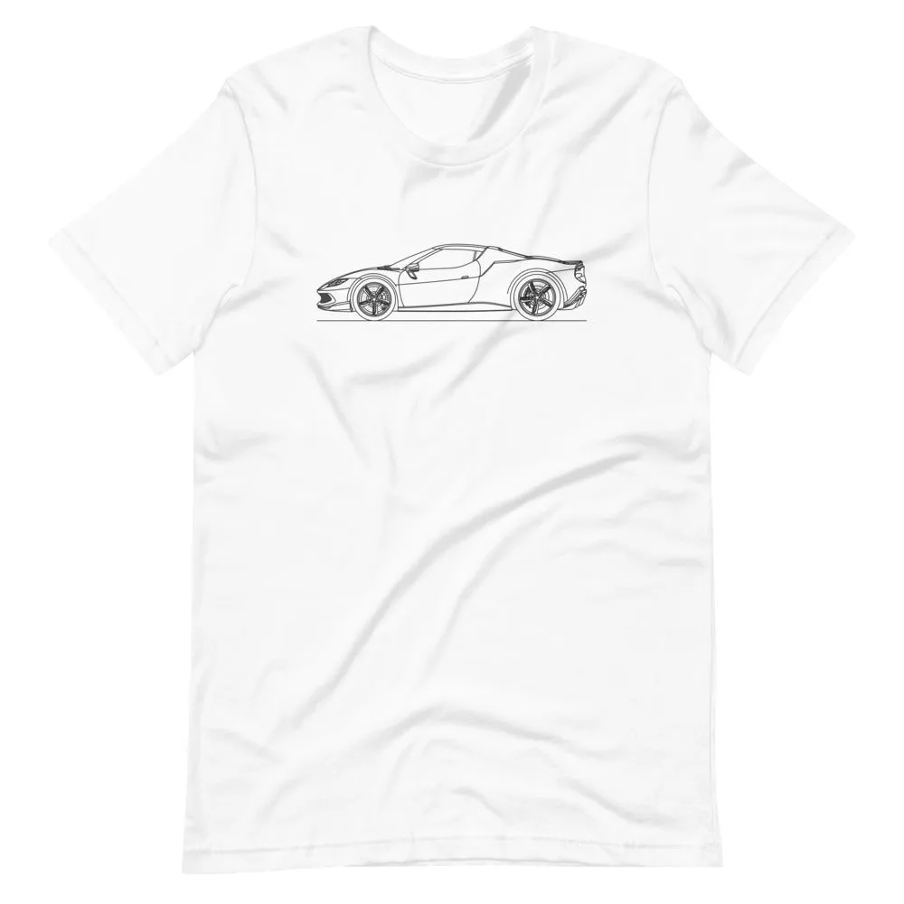 Ferrari 296 GTB silhouette T-shirt