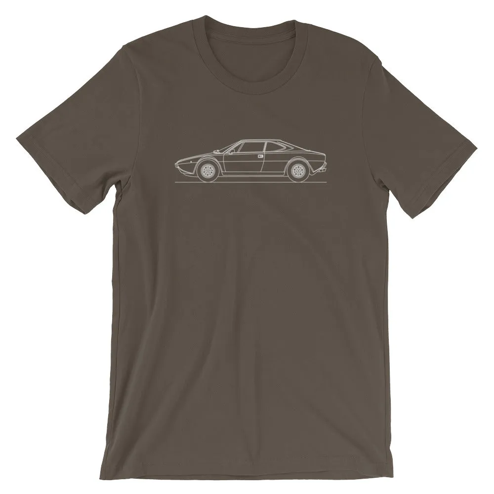 Ferrari Dino 308 GT silhouette T-shirt