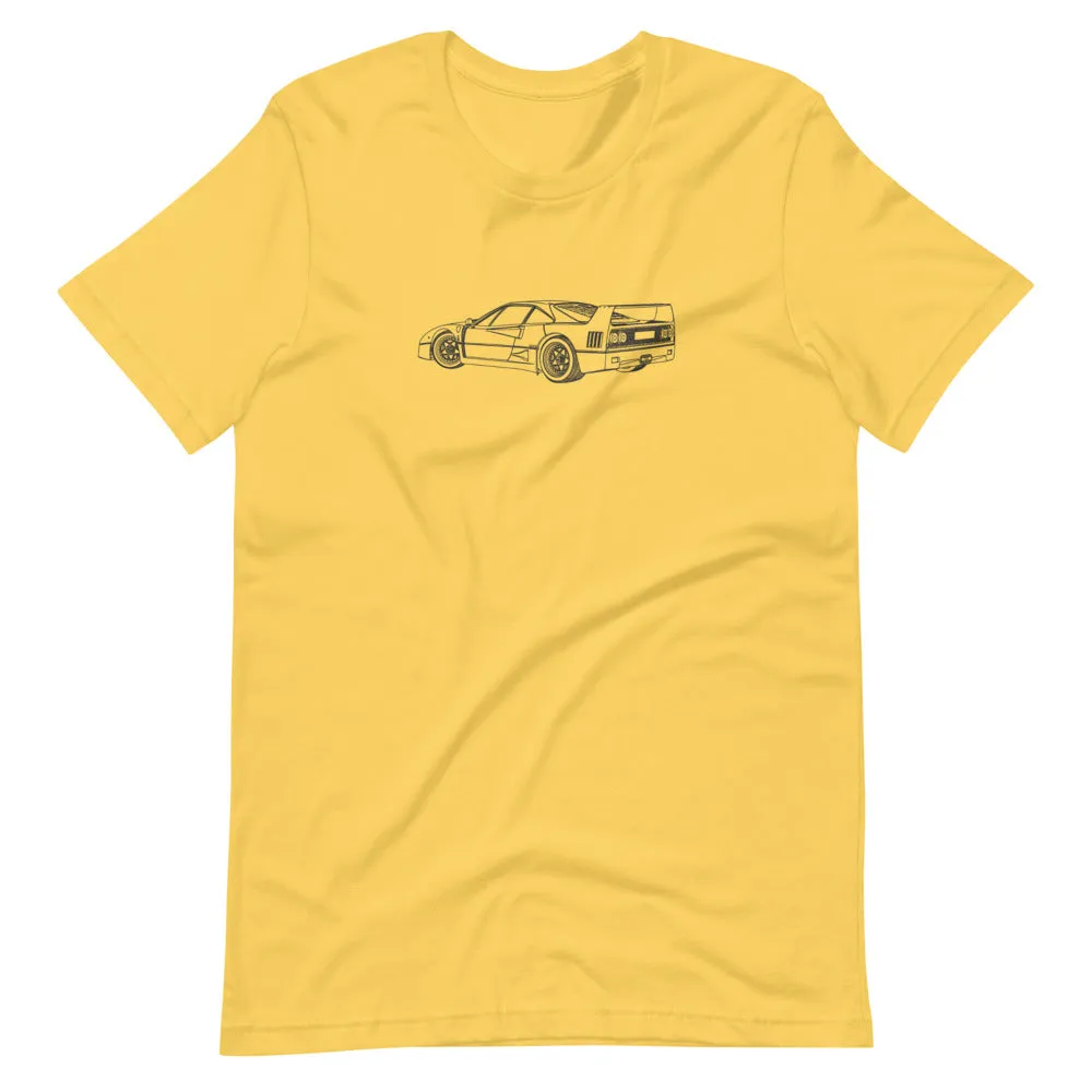 Ferrari F40 Silhouette T-shirt