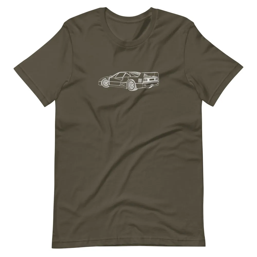 Ferrari F40 Silhouette T-shirt