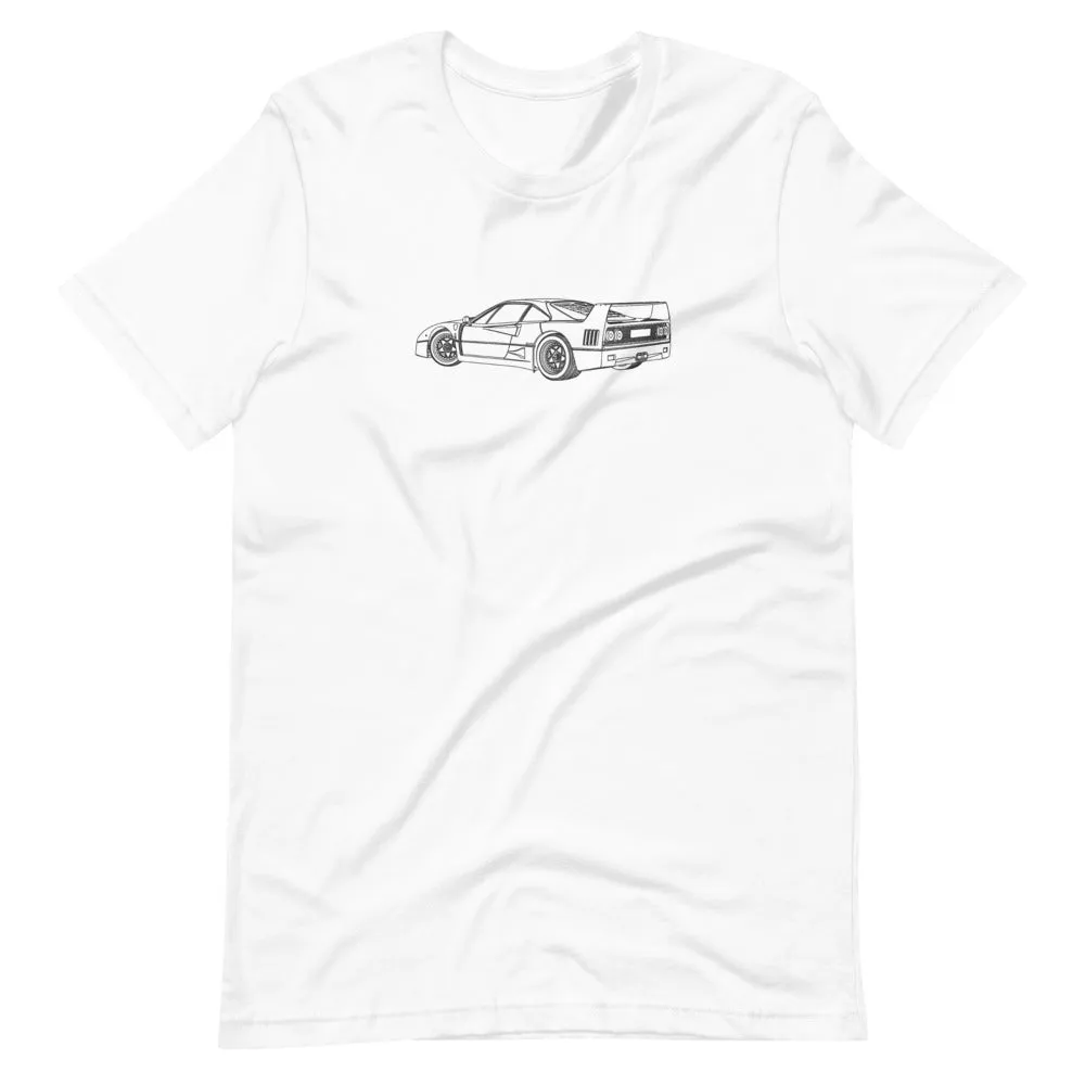 Ferrari F40 Silhouette T-shirt