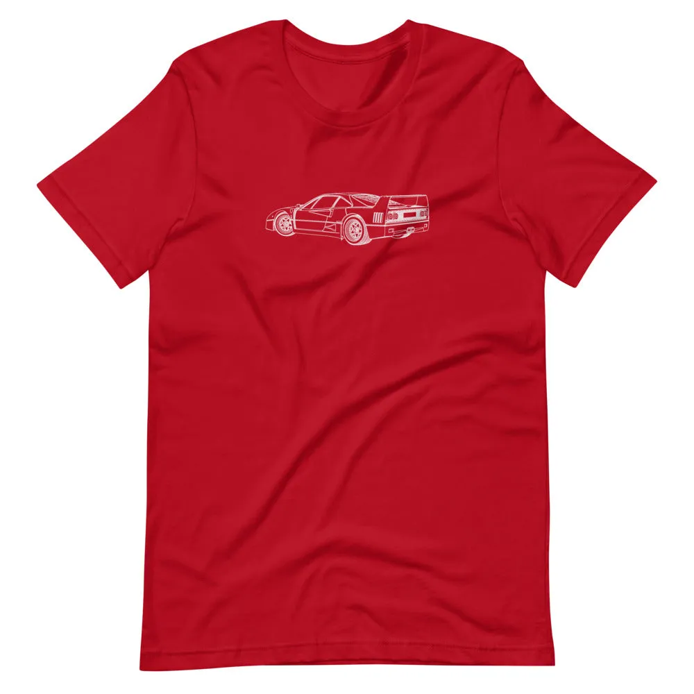 Ferrari F40 Silhouette T-shirt
