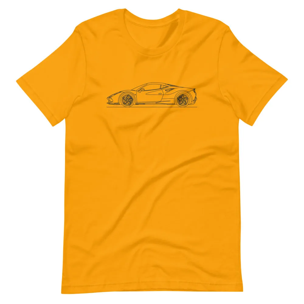 Ferrari F8 Tributo silhouette T-shirt